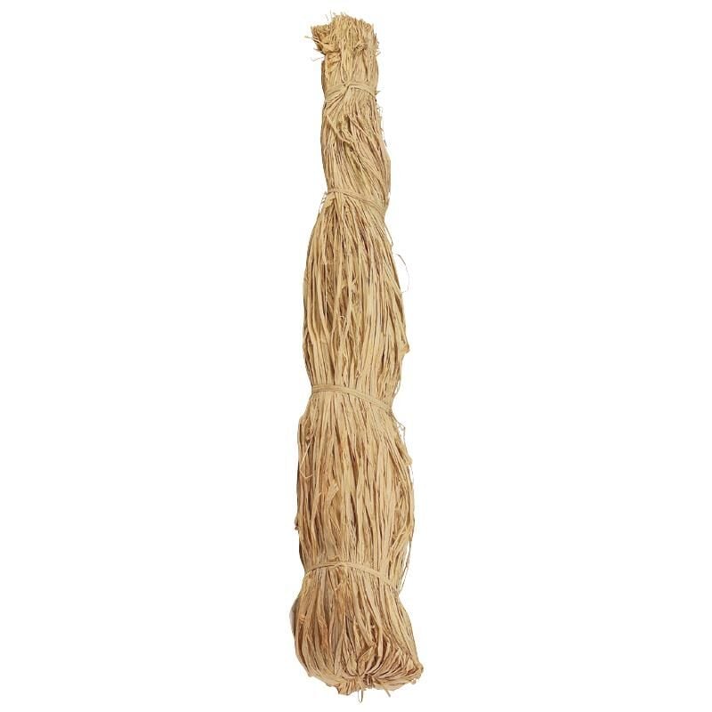 Mobilibrico - Floche raphia naturel 1kg – Matériau artisanal pour déco et créations diy