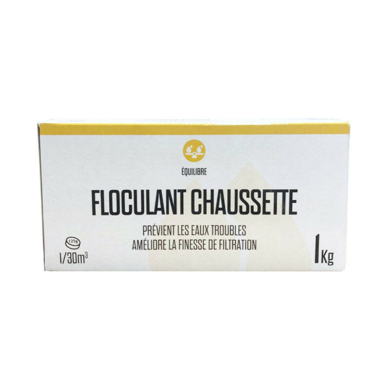 Floculant chaussette - 8 x 125g - 1KG