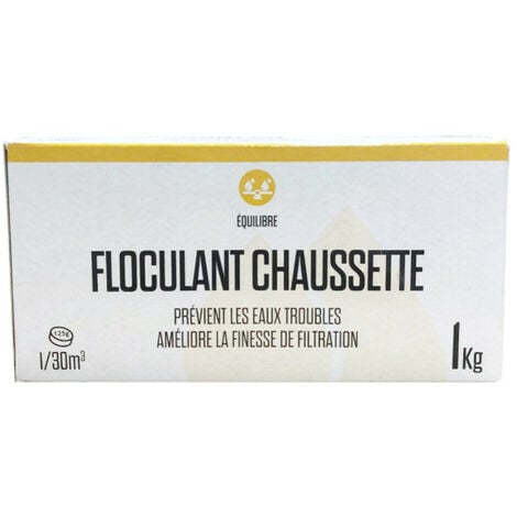 Floculant chaussette - 8 x 125g - 1KG