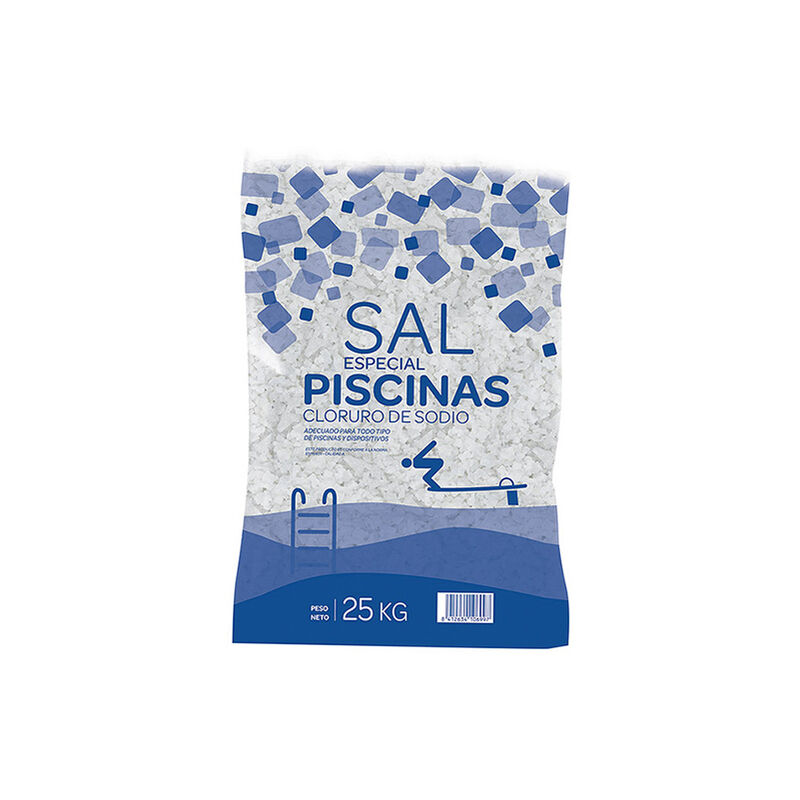 Plantawa - Sac Sel de Mer Sec en Grains25kg pour Piscines Privées Chloration au Sel Taille grain 1 -5 mm