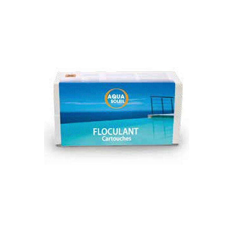 Aqua Soleil - Floculant piscine 8 cartouches de 125 gr