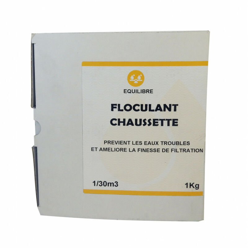 

Floculante en calcetín 1 KG para piscina