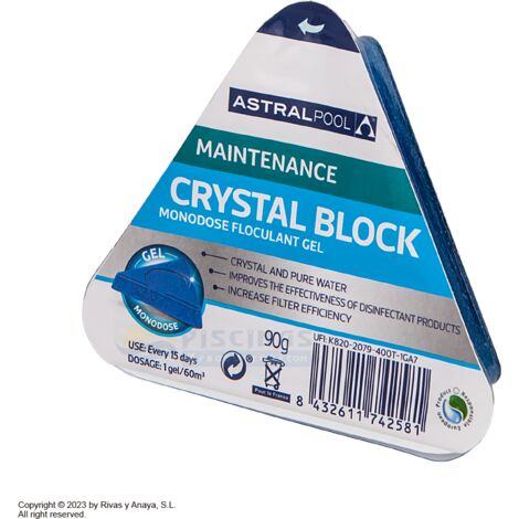 Floculante Gel Monodosis AstralPool Crystalblock