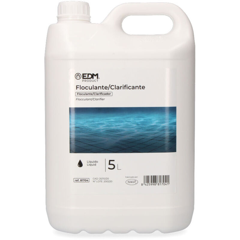 Edm - Floculante Clarificador Liquido 5 L. Fusion