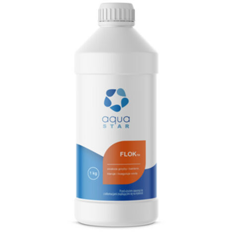 FLOKTIX 1 kg agent coagulant les impuretés et clarifiant l'eau de piscine Aquastar