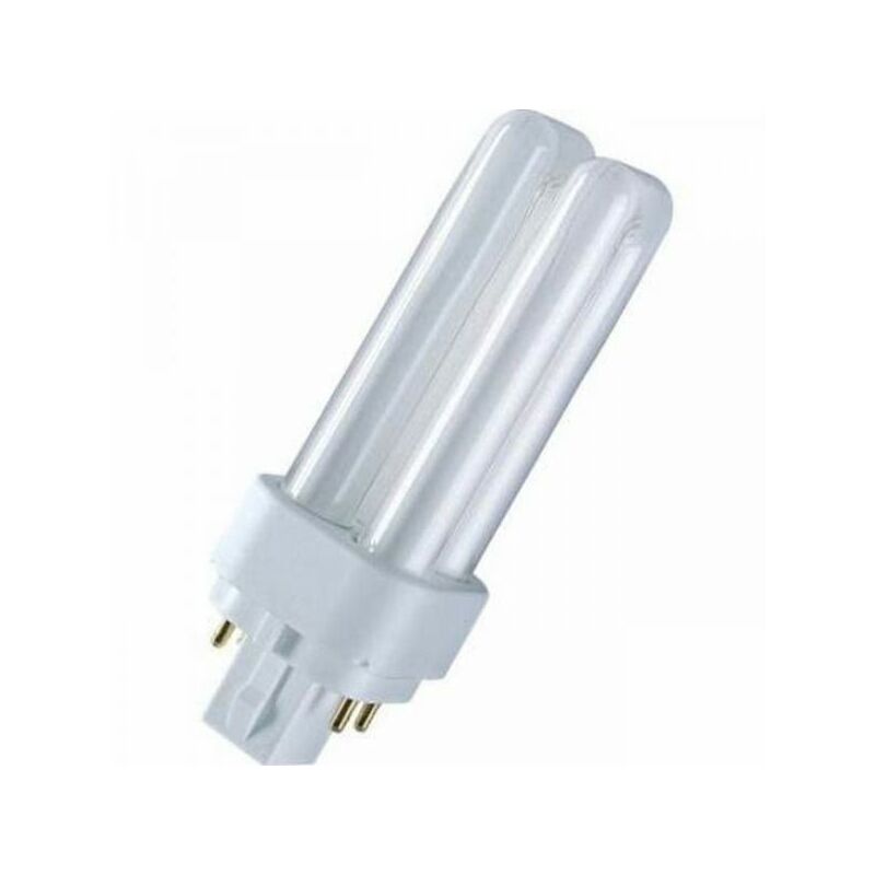 Image of Ledvance S.p.a. - Ledvance DDE18827 lampada fluorescente tipo Dulux d/e 18W attacco G24Q-2 tonalità 2700K (luce calda ) osram