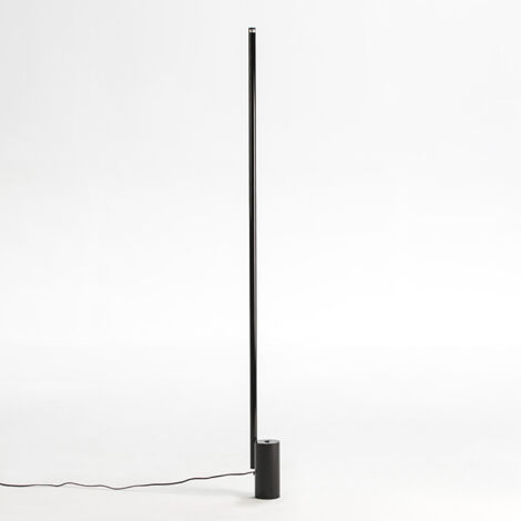 Floor 12x10x186 Black Metal mit LED 25W -Promotionen / Beleuchtung für alle Stile, um zu Hause eine Note zu verleihen