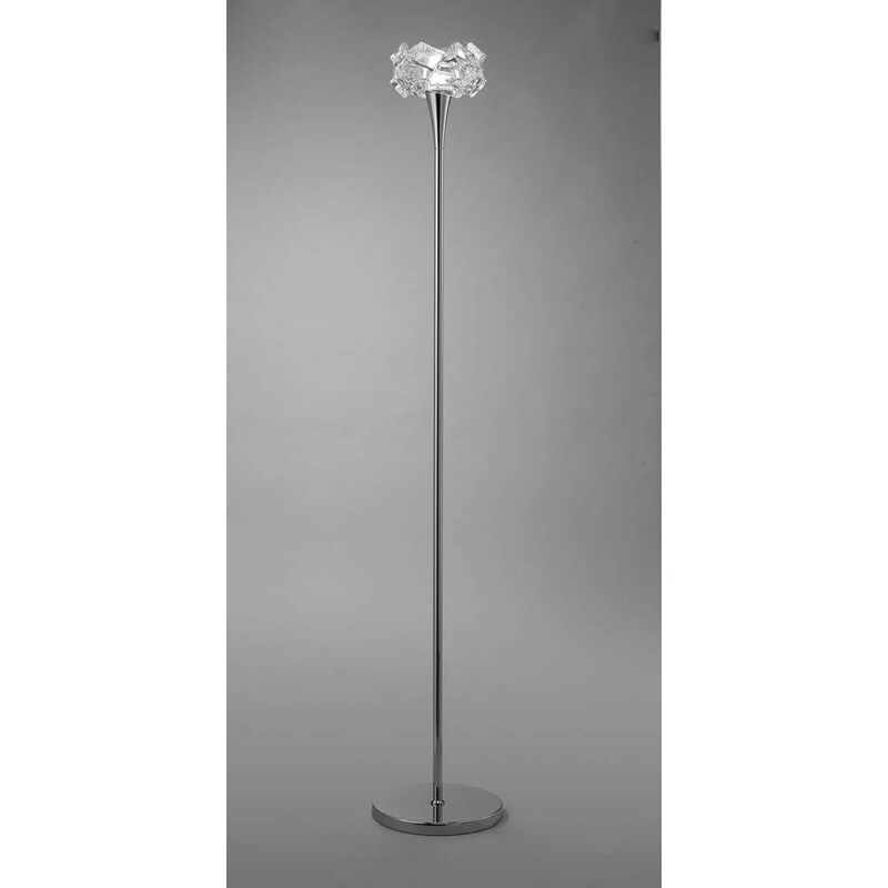 Floor lamp Artic 1 Bulb E27, polished chrome