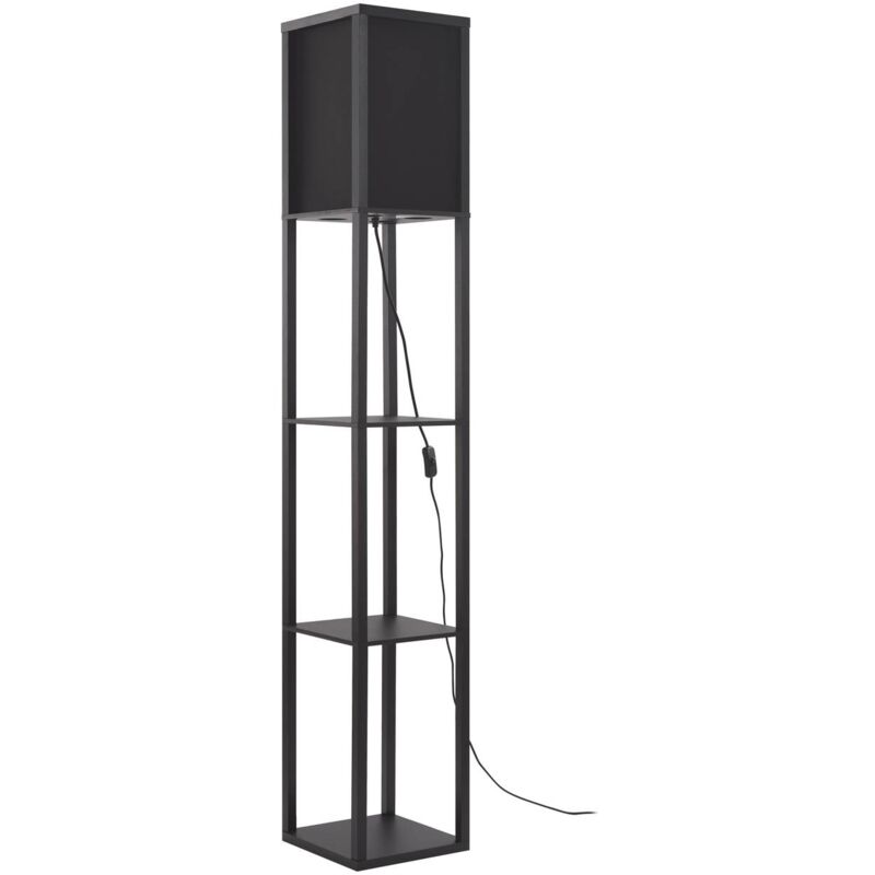 Floor Lamp 'Birta' made of Wood for Living Room & Dining Room