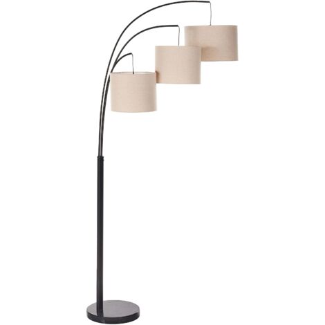 Floor Lamp CARONI Linen Beige