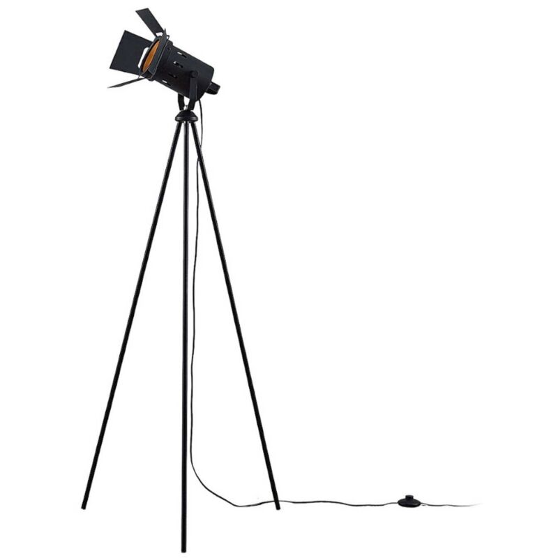 Lindby - Floor Lamp 'devon' Made Of Metal For Living Room & Dining Room