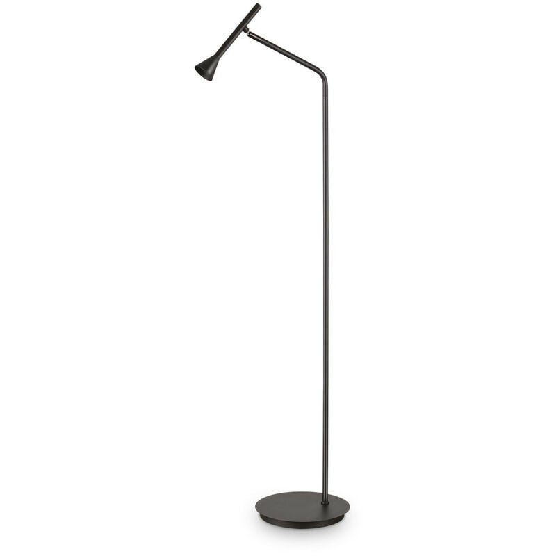 Diesis Led Reading Task Floor Lamp Black 3000K - Ideal Lux