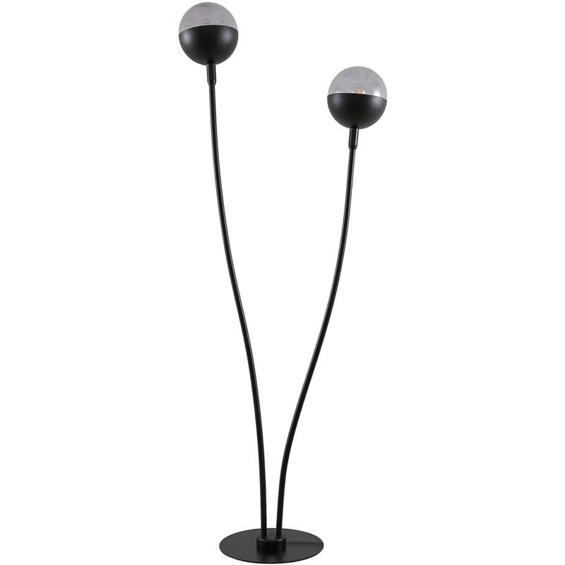 Lucande - Floor Lamp 'Dustian' made of Glass for Living Room & Dining Room