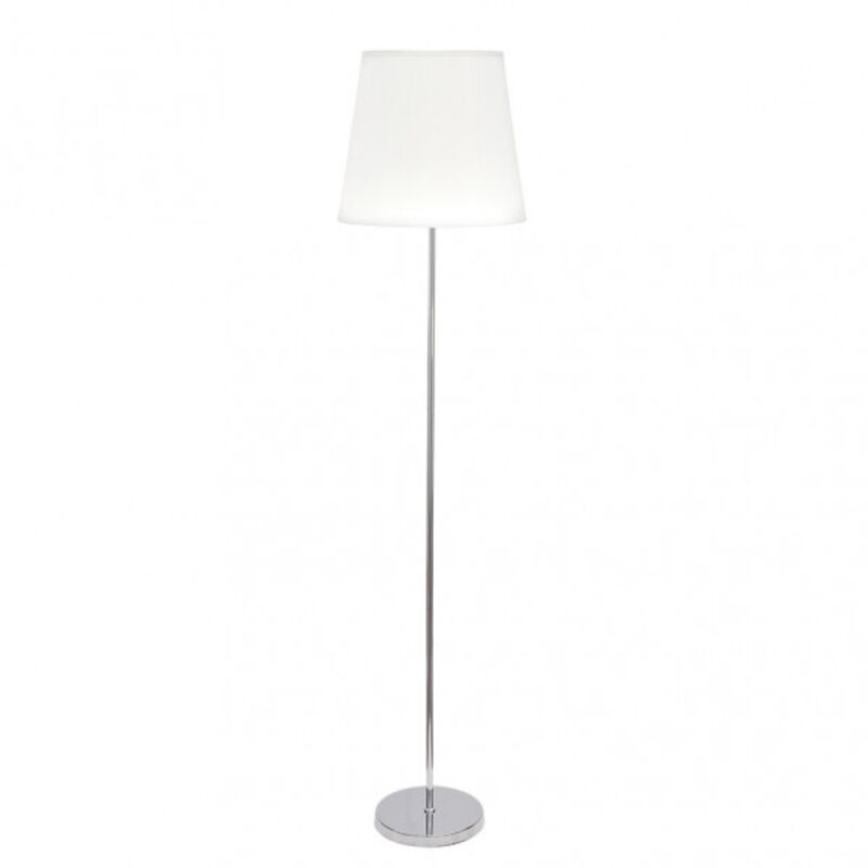 Fabrilamp - Lampe de Lampadaire Maldivas Living Room 1xe27 Chrome/white 40d de .