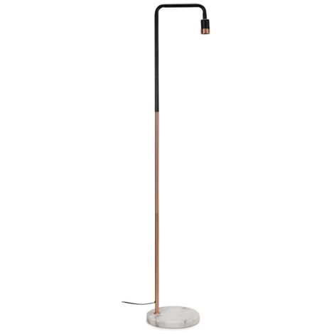 Floor Lamp + White Marble