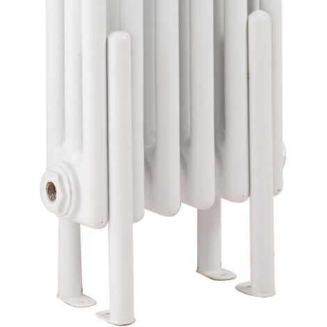 Floor Mounted Legs, High Gloss White