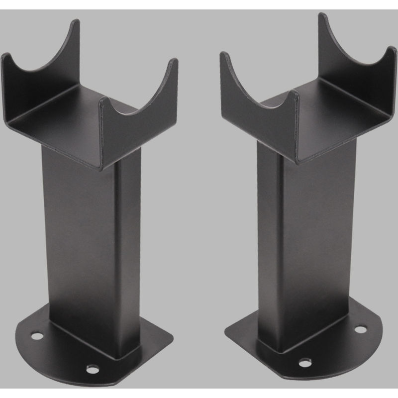 Warmehaus - Floor Mounting Brackets for Oval Column Radiator 2PC/Set Black