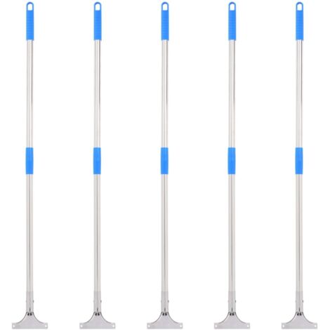 Floor Squeegee Handles 5 pcs 119.5 cm Steel and Plastic vidaXL