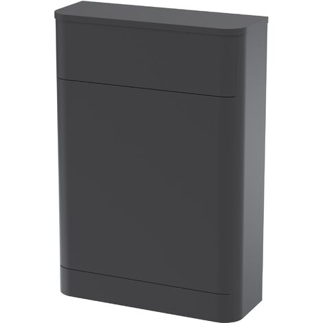 Floor Standing WC Toilet Unit, 550mm - Dark Grey Finish with Sleek Modern Design, Durable Style for Bathrooms by Balterley