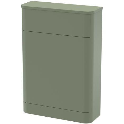 Floor Standing WC Toilet Unit, 550mm - Satin Green Finish with Durable Modern Design, Compact Storage Solution - Balterley