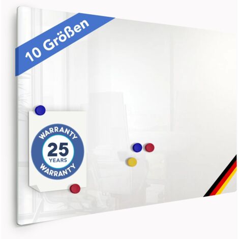 FLOORDIREKT - Tableau blanc magnétique - 60x90cm - Cadre aluminium - Garantie 25 ans - Voir photos