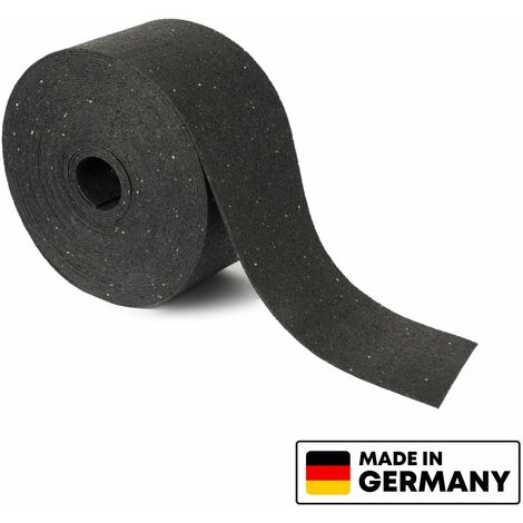 Floordirekt – Tapis de protection des bâtiments 1000 cm x 8 cm – Granulé de caoutchouc résistant aux UV – Antidérapant pour charges lourdes