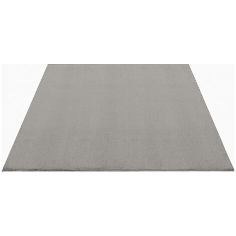 FLOORNOVO Hochflor Teppich Beige einfarbig - 150 x 80 cm - Besonders Weicher Teppich Wohnzimmer & Badezimmerteppich - Pflegeleicht - vielseitig einsetzbar im Innenbereich