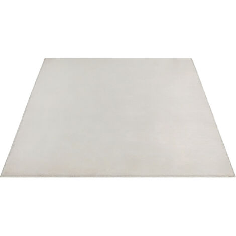 FLOORNOVO Hochflor Teppich Beige einfarbig - 200 x 140 cm - Besonders Weicher Teppich Wohnzimmer & Badezimmerteppich - Pflegeleicht - vielseitig einsetzbar im Innenbereich