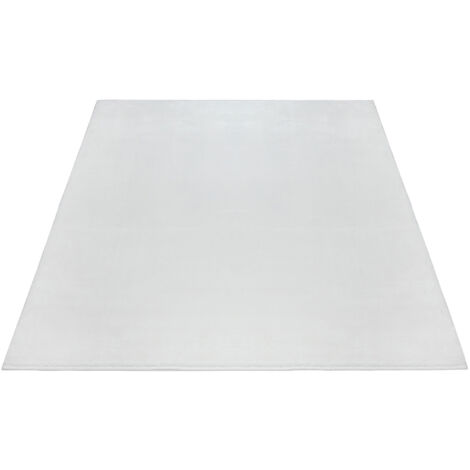 FLOORNOVO Hochflor Teppich Beige einfarbig - 230 x 160 cm - Besonders Weicher Teppich Wohnzimmer & Badezimmerteppich - Pflegeleicht - vielseitig einsetzbar im Innenbereich