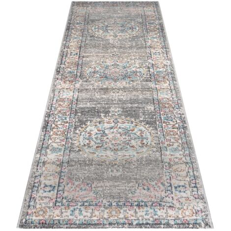 FLOORNOVO In- & Outdoor Teppich  - 300 x 80 cm - Outdoorläufer - Flachgewebe für Garten Balkon Terrasse und Innenbereich - Robust & Pflegeleicht - vielseitig einsetzbar im Innen- und Außenbereich