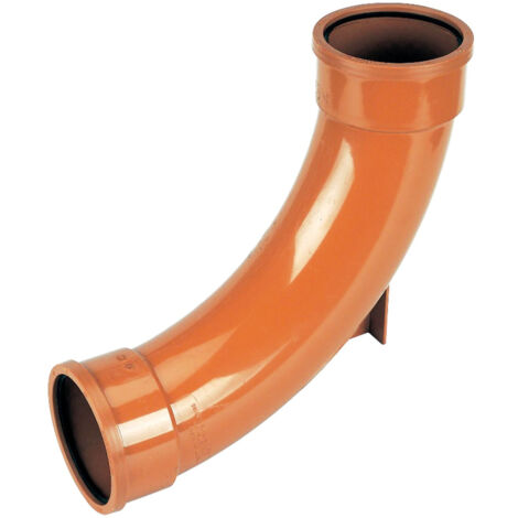 FloPlast 110mm 87.5' Rest Bend for Underground Drainage