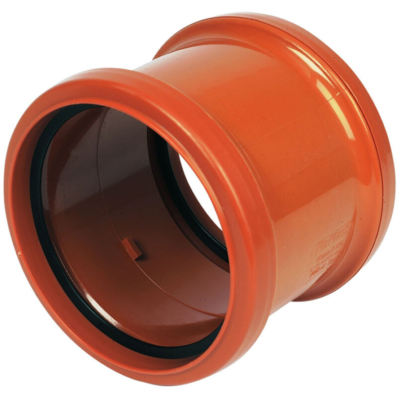 Image of FloPlast 110mm PVC-U Double Socket Coupler&hellip;