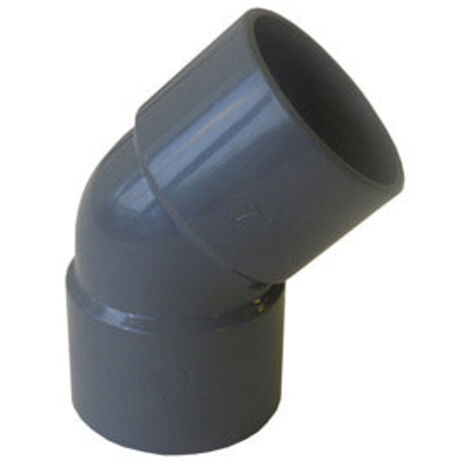 FloPlast 135° Solvent Weld Conversion Bend 40mm Grey - Pack of 10