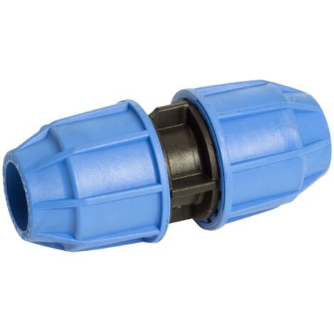 FloPlast 20mm MDPE Straight Pipe Coupling - WRAS Approved