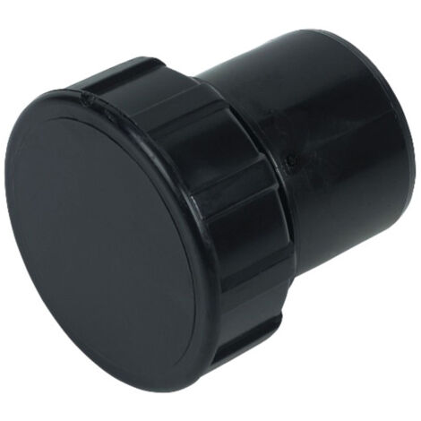 FloPlast 32mm ABS Solvent Weld Access Plug - Black