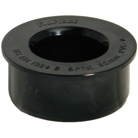 FloPlast 32mm PVC-U Solvent Weld Boss Adaptor - Black