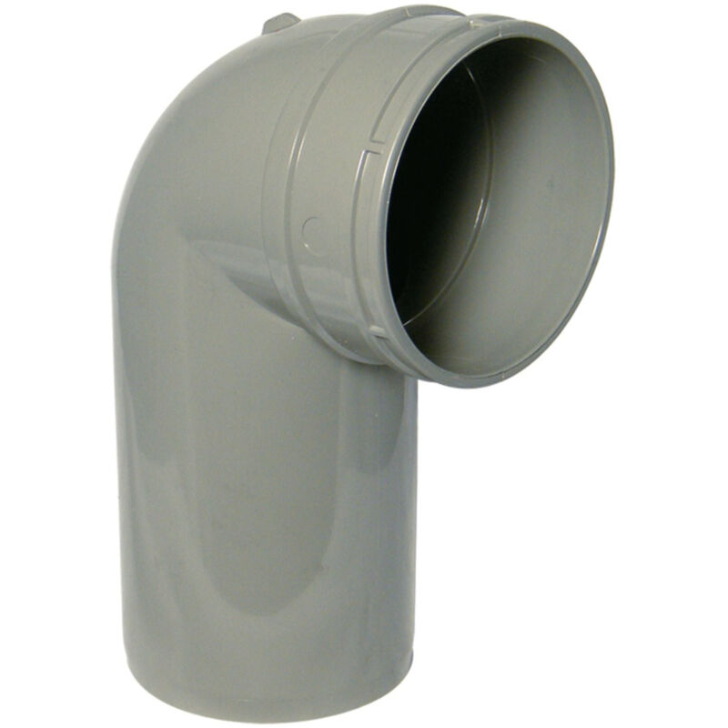 Image of FloPlast 90 Degree Spigot Bend Grey&hellip;