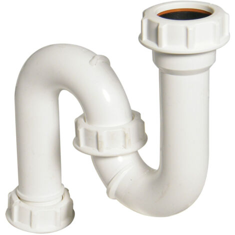 FloPlast S Trap 38mm Seal x 32mm - Durable Polypropylene