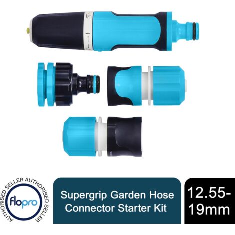 Flopro Flopro Supergrip Hose Connector Starter Set 12.5-19mm (1/2-3/4in) FLO70300586