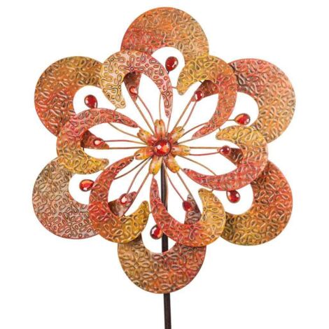 Flor de decoración de metal 50x12x160