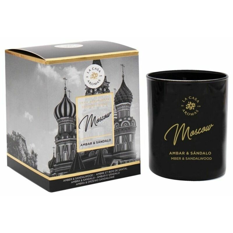 

Flor de Mayo Vela Perfumada Flor de Mayo Moscow Ambar Sándalo (140 g)