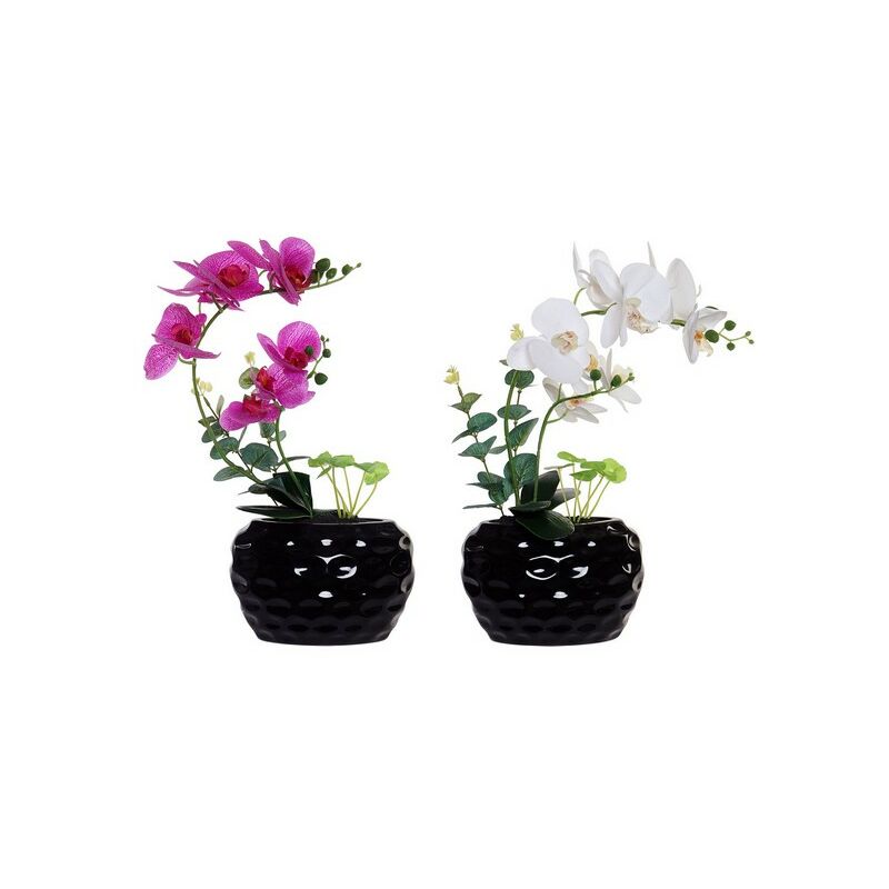 

Flor Decorativa DKD Home Decor Espuma Cerámica Hierro (2 pcs)