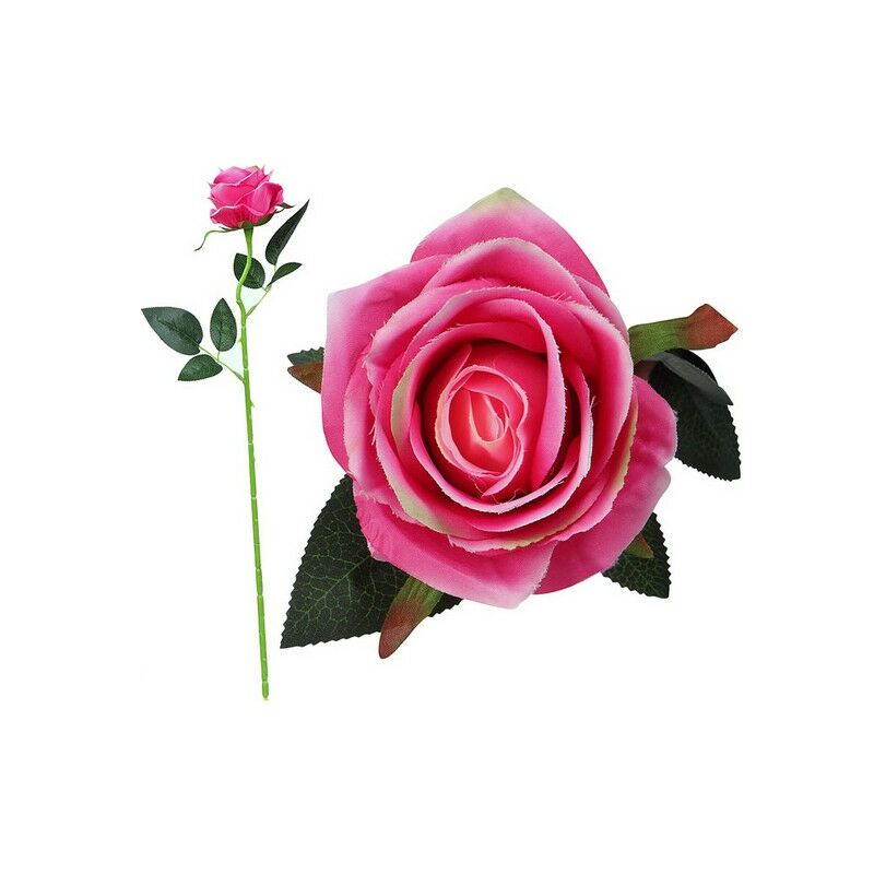

Flor Decorativa Rosa 113472 (50 Cm)