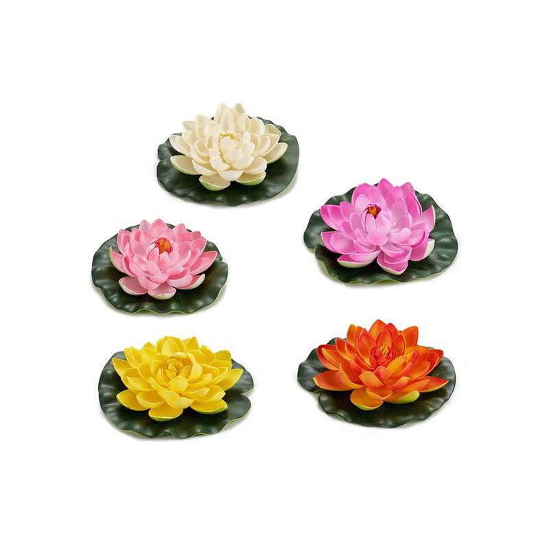

Flor Flotante Goma Eva (19,5 x 6 x 19,5 cm)