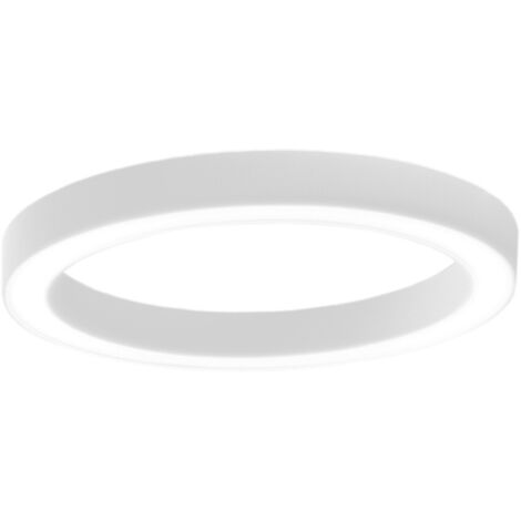 FLOR P/G -  PLAFONIERA COLORE BIANCO A LED 3000K 4300LM 60W DIMMERABILE D.80CM