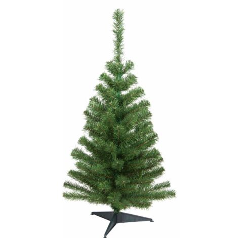 Flora Mini Albero di Natale con Base in Plastica 90 cm