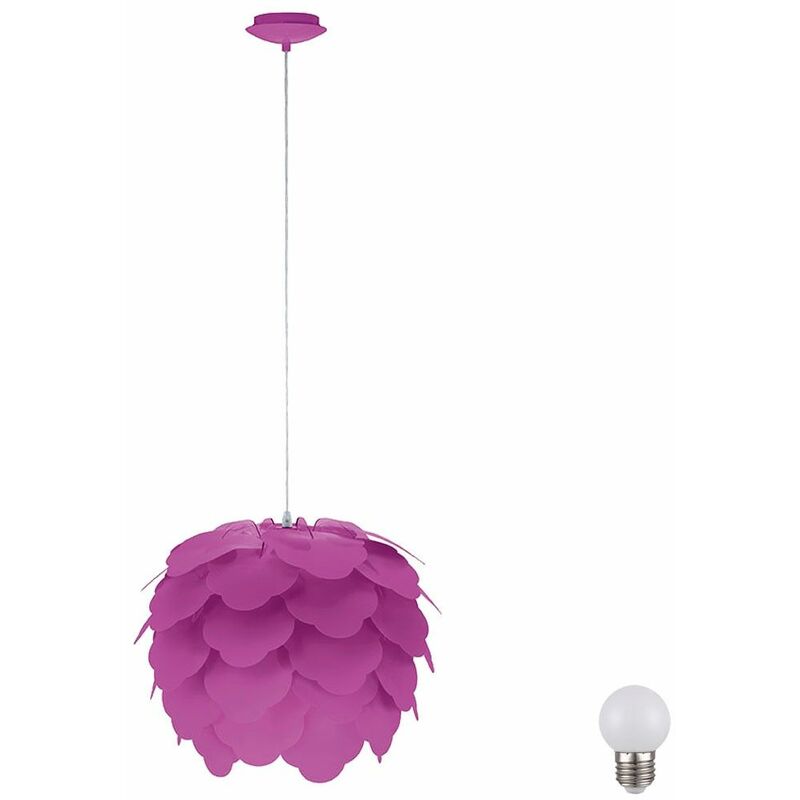 

Lámpara colgante Blossom Lighting Lámpara colgante Lámpara colgante Purple en un juego que incluye bombillas LED