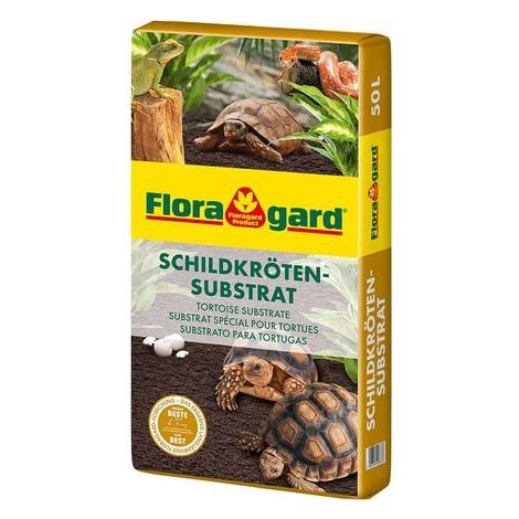 Floragard Schildkröten - Substrat Terrariensubstrat Terrarienerde 100 L (2 x 50L)