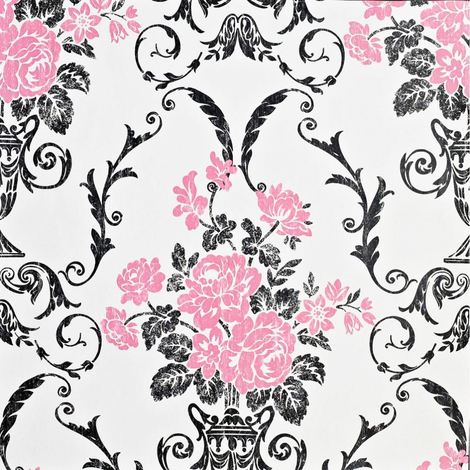 40 Gambar Wallpaper Black and Pink Floral terbaru 2020