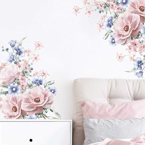 Pink Grey Blue Rose Gold Floral Butterfly Wallpaper Glitter Muriva  Summertime